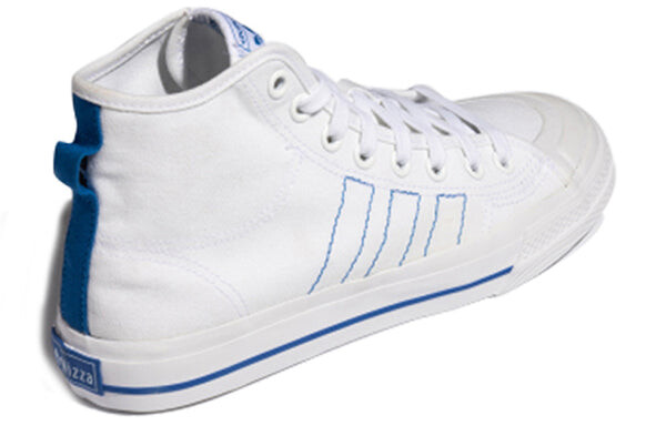 Кроссовки оригиналы nizza hi rf Adidas, белый — фото 4