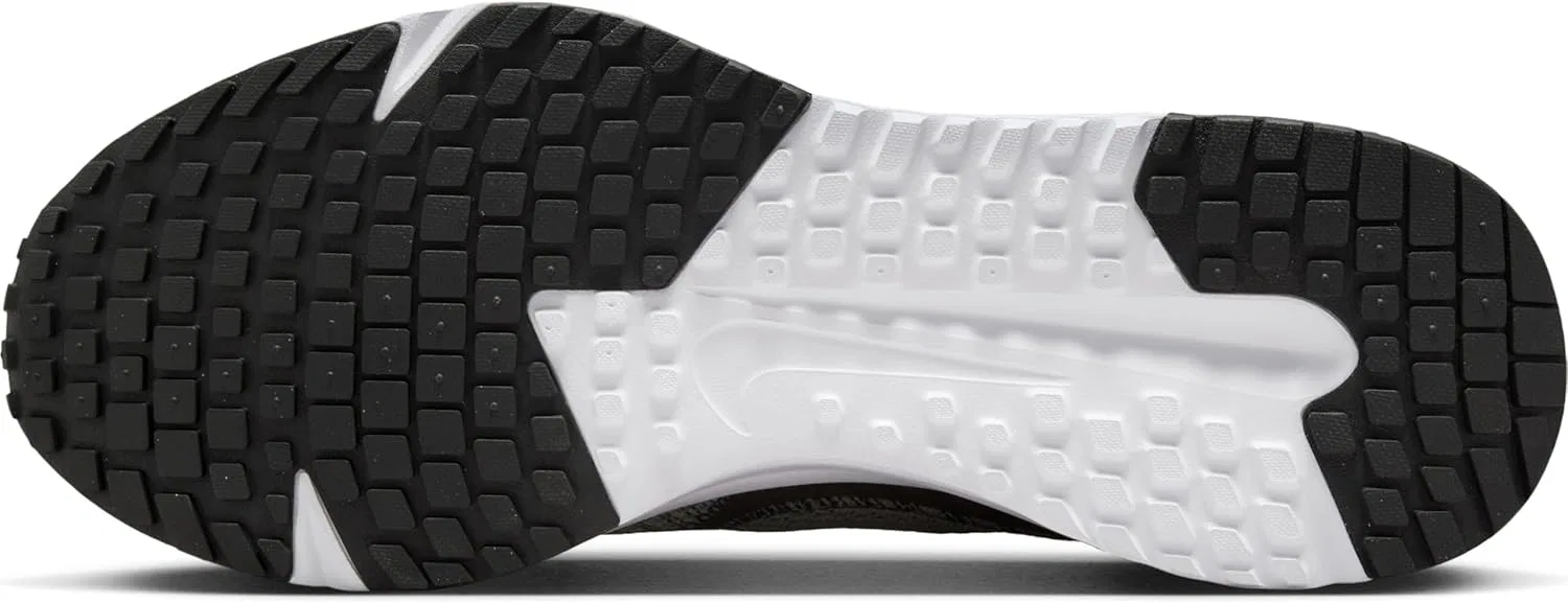 Мужские беговые кроссовки Nike Run Defy HM9594 для бега по шоссе, Light Army Black Iron Grey White — фото 4