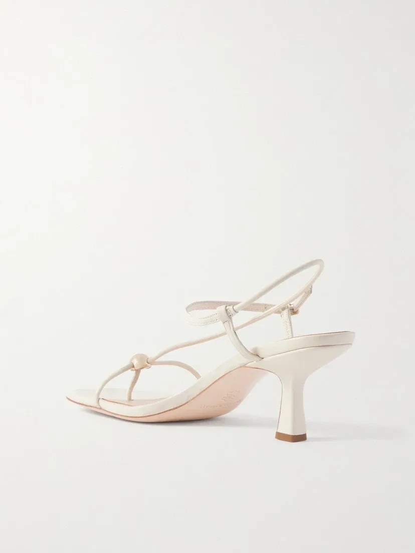Сандалии Triana из кожи с отделкой Loeffler Randall, белый — фото 3