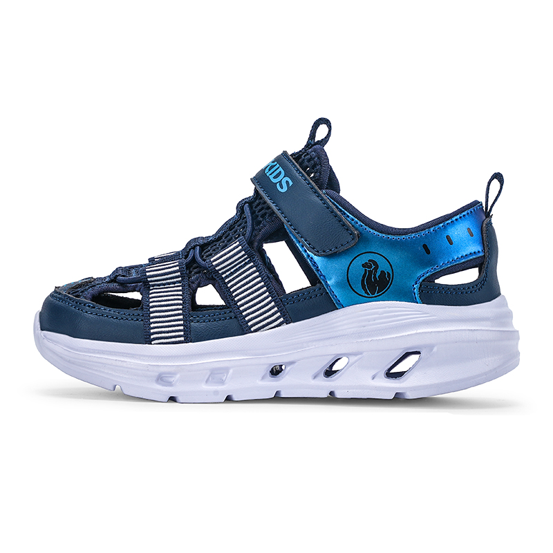 

Сандалии детские, противоскользящие, износостойкие, дышащие, с низким верхом CAMKIDS, синий/красный