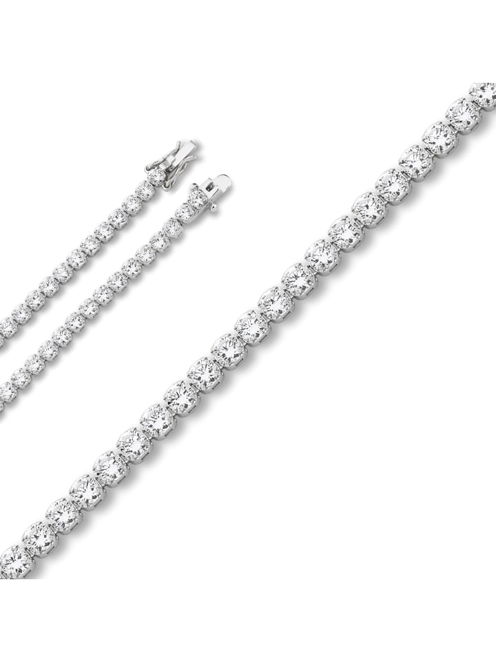 

ONE ELEMENT Браслет из серебра 925 пробы с цирконием, длина 19 см, диаметр 3,00 мм