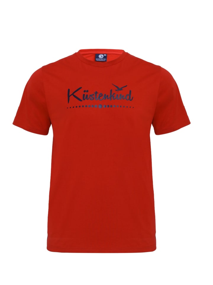 

Футболка SCHIETWETTER, цвет red-navy