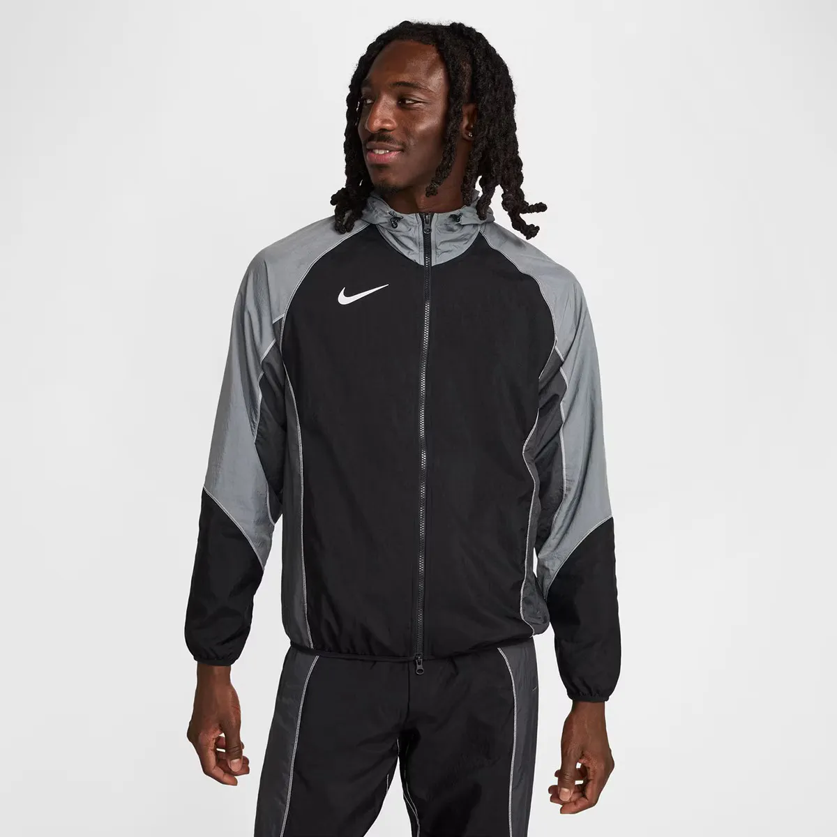 

Мужская толстовка Nike RPL Strike+, серый/черный