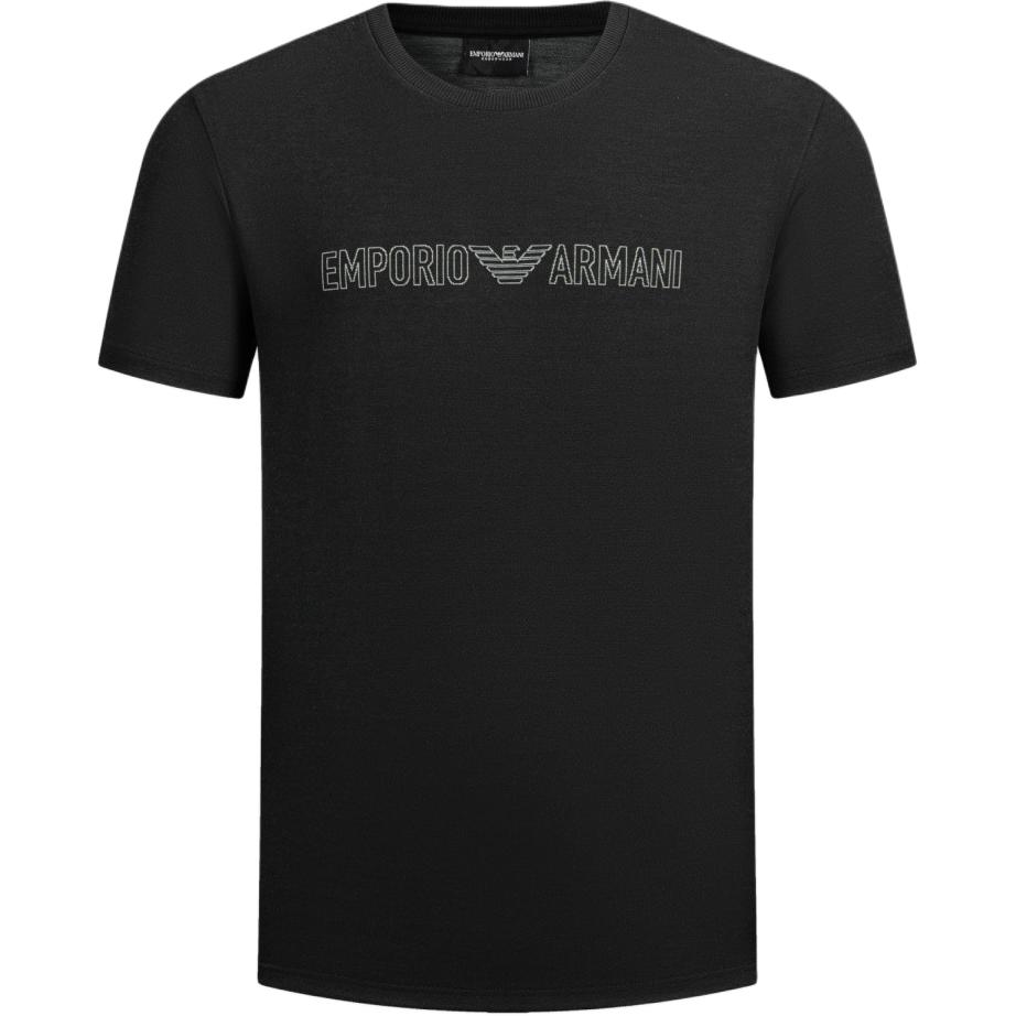 Мужские футболки с коротким рукавом Emporio Armani, черный