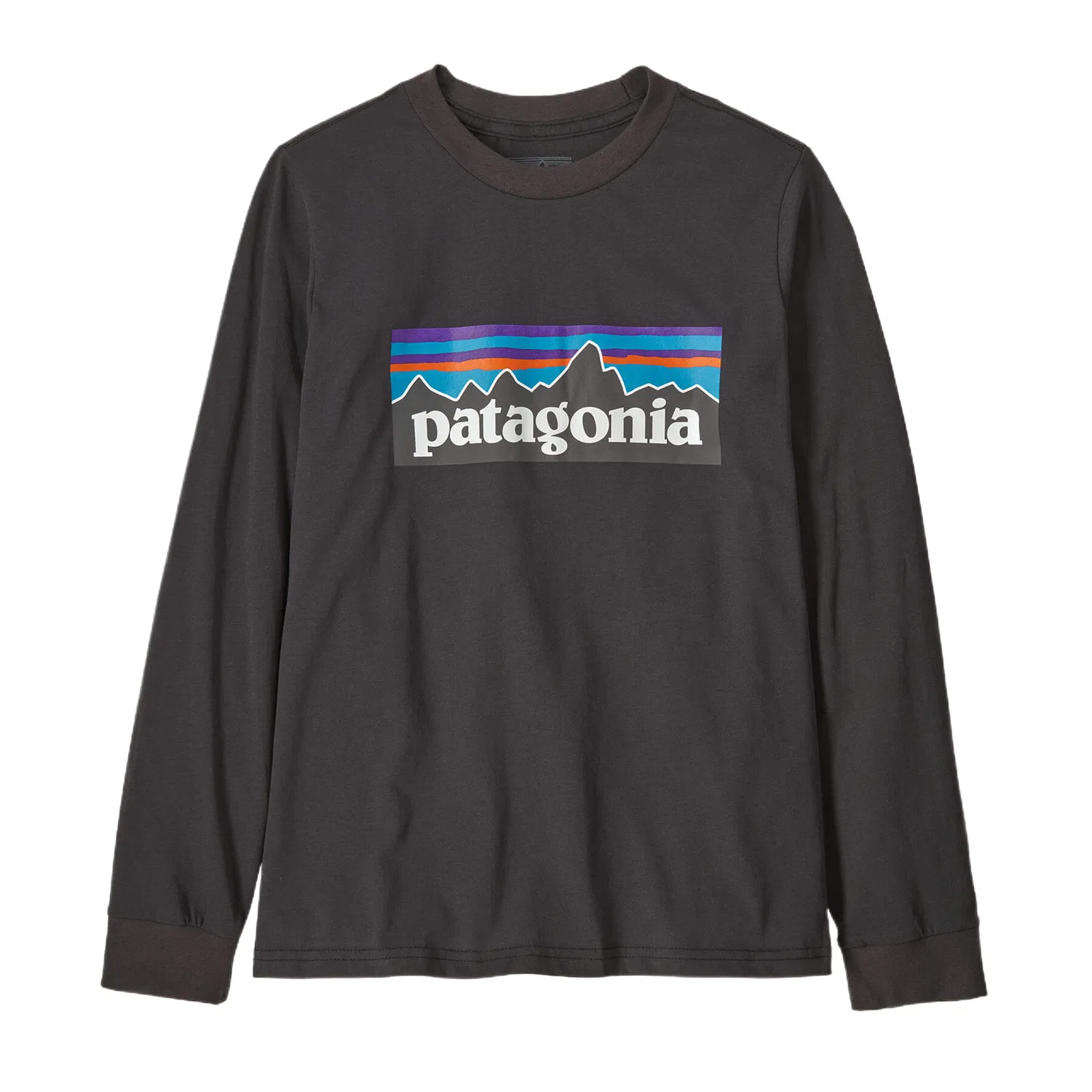 Футболка с длинным рукавом Patagonia для детей оранжевая — фото 2