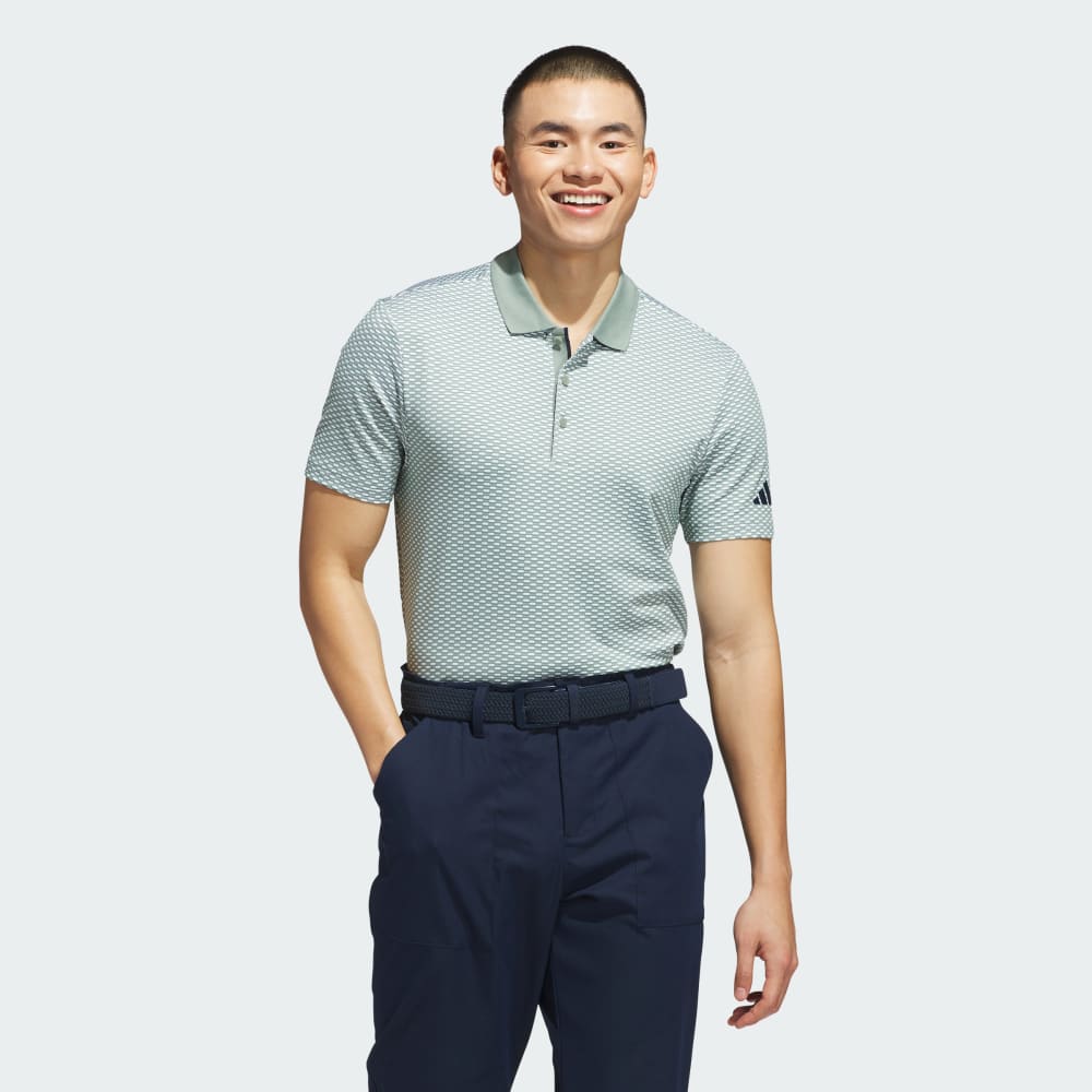 

Спортивная футболка Adidas Beyond Textured Polo Shirt, цвет Silver Green