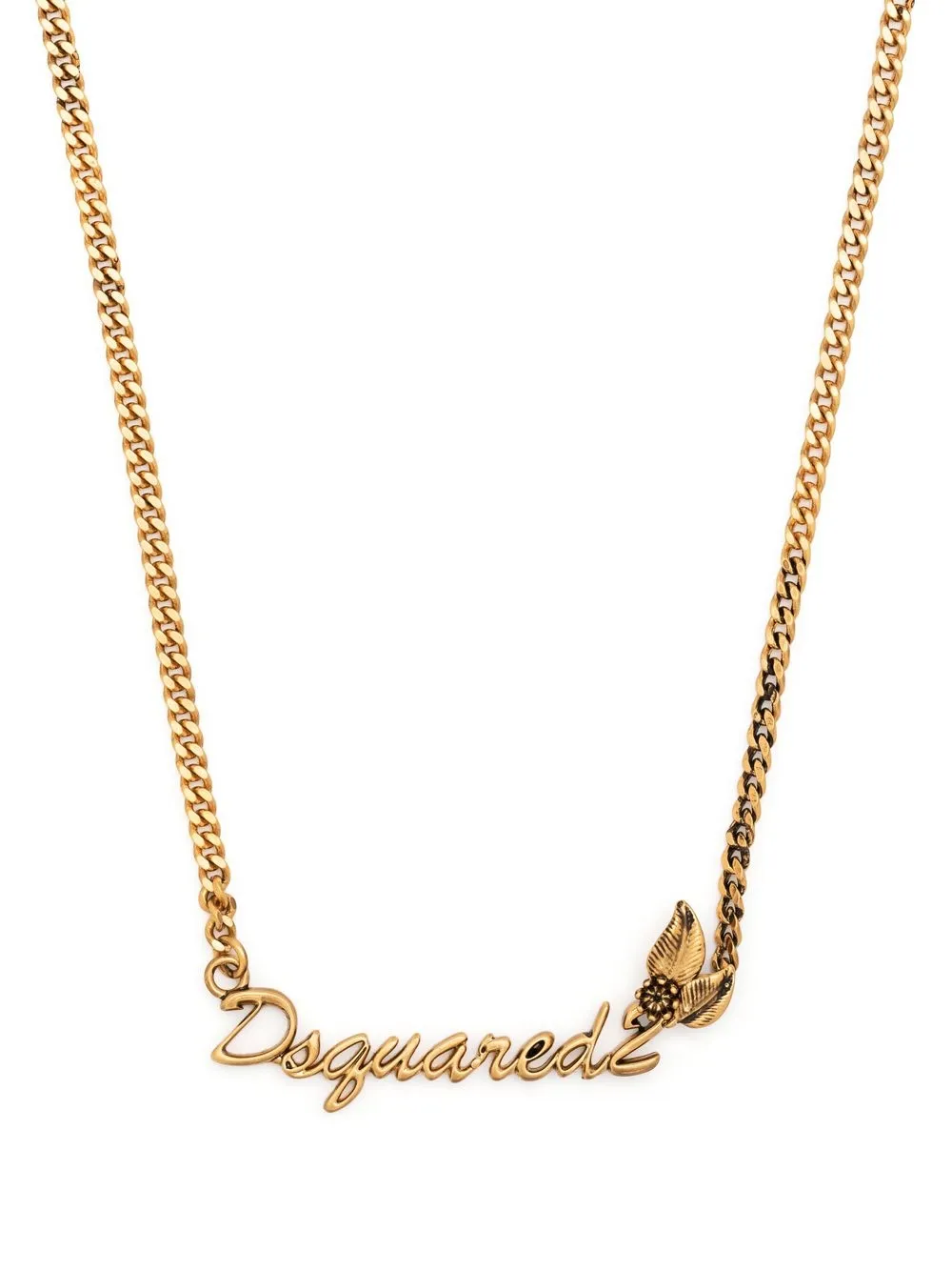 

Колье с подвеской Hadwriting DSQUARED2, золотой
