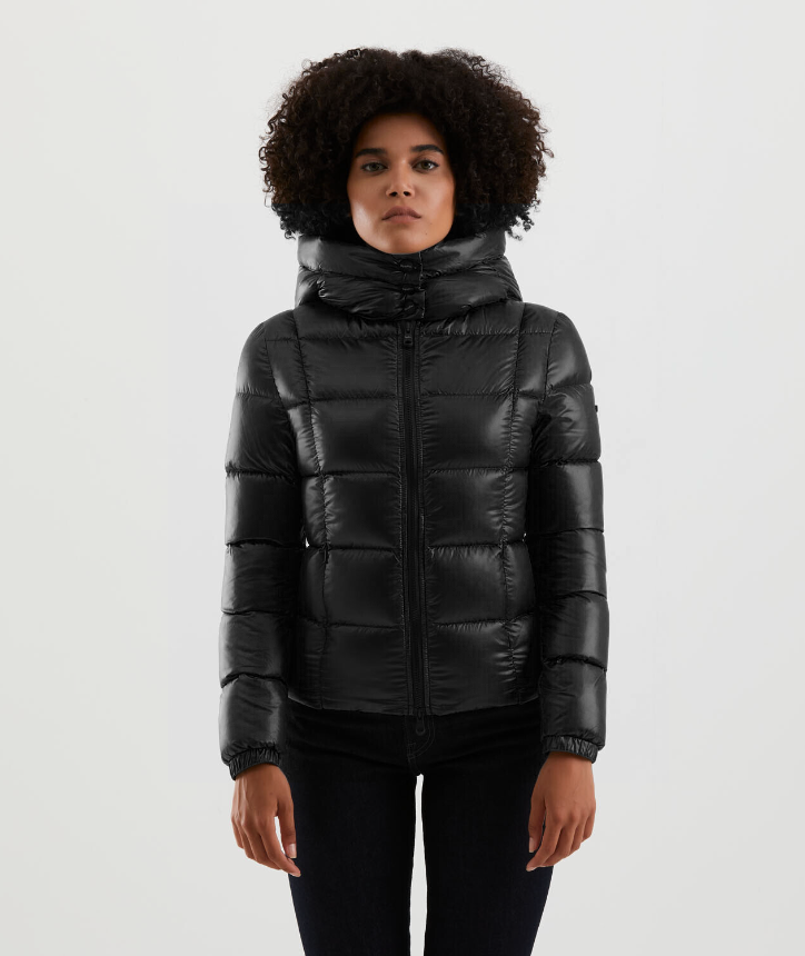 

Черная нейлоновая женская куртка Refrigiwear