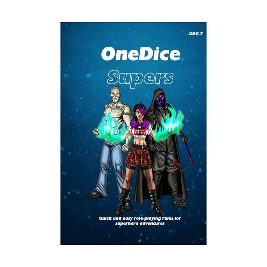 

OneDice Supers, Role Playing Games (Cakebread & Walton), мягкая обложка