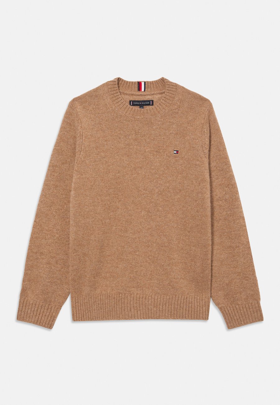 

Джемпер Tommy Hilfiger ESSENTIAL PURE LAMBSWOOL JUMPER, Safari Heather/Beige