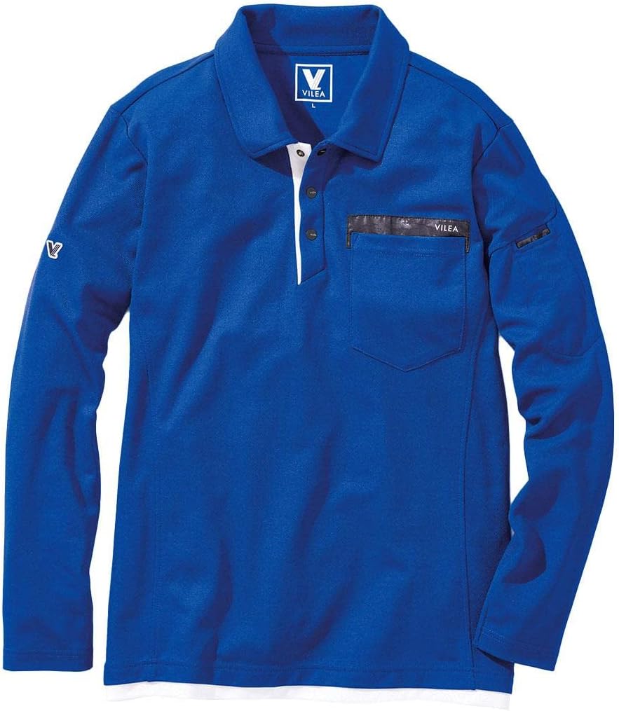 

Мужская рубашка-поло с длинным рукавом Murakami 501 Hooh, синий