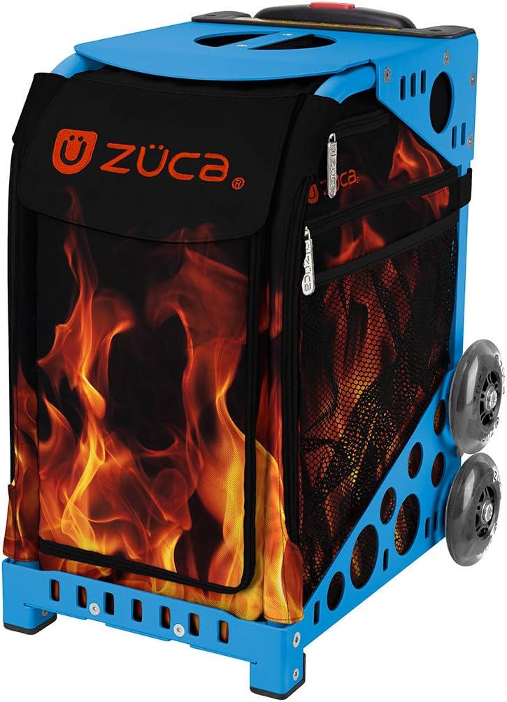 

Спортивная сумка ZUCA Blaze с синей рамой и мигающими колесами