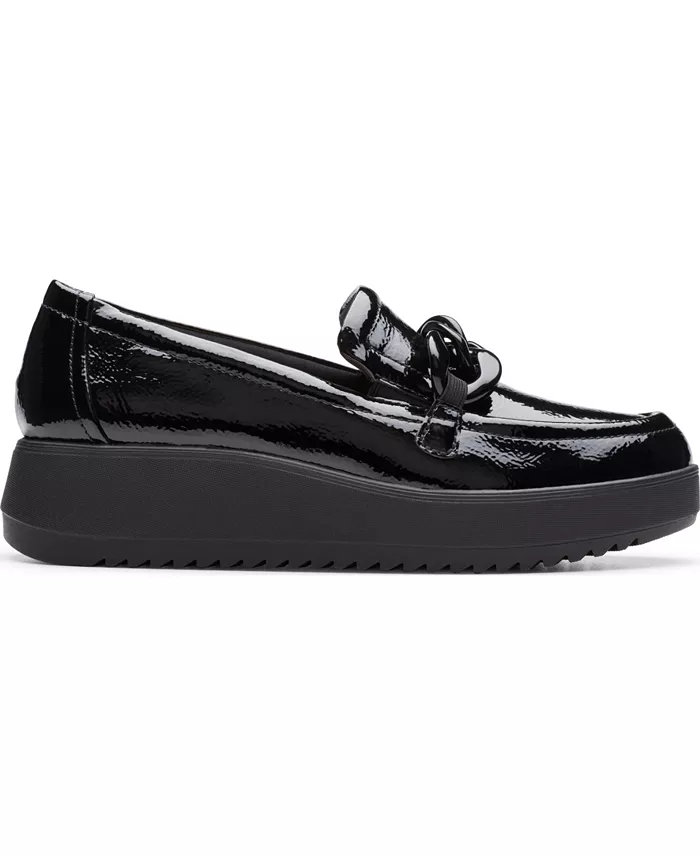 Коллекция Zylah May Лоферы на низком каблуке Clarks, мультиколор — фото 2
