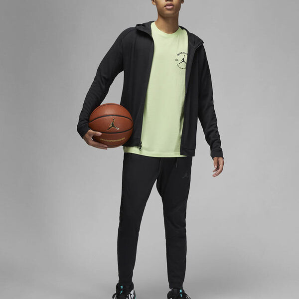 Куртка Air Jordan Dri-FIT Sport Air Fleece Full-Zip Hoodie 'Black', черный — фото 3