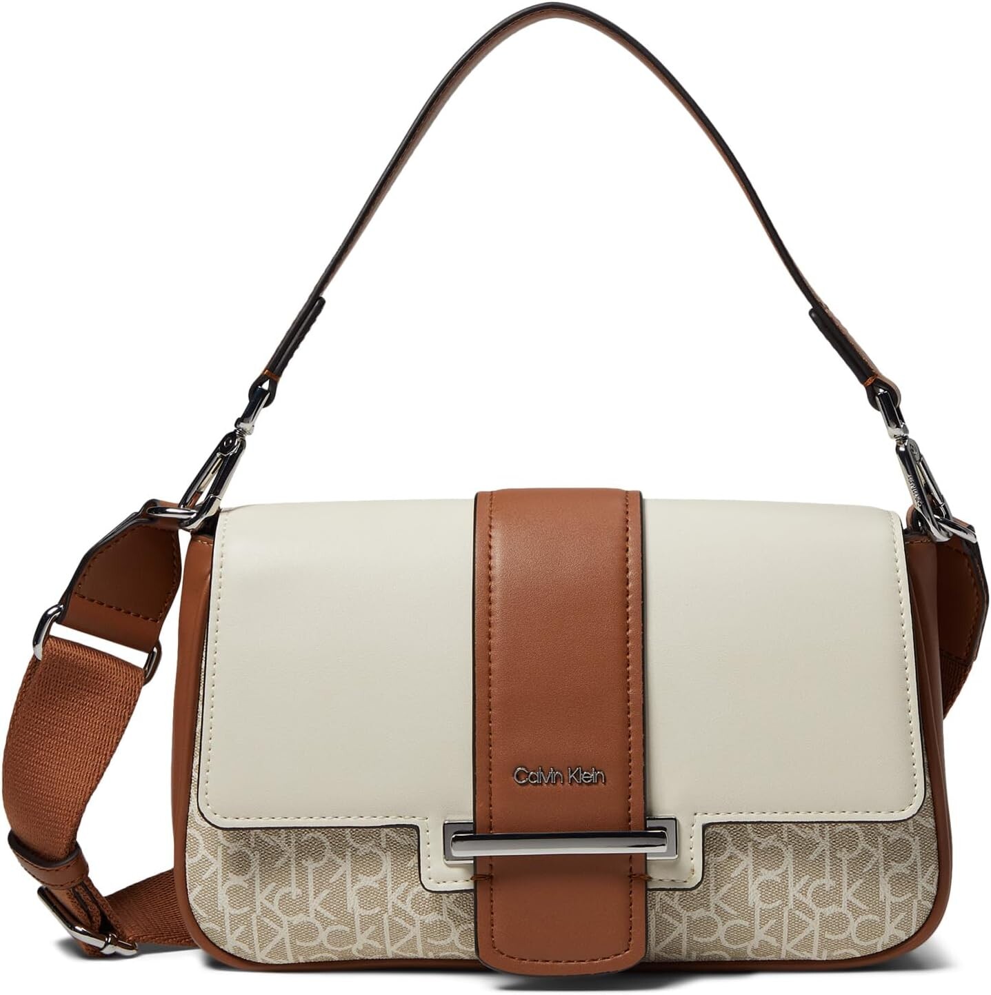 

Сумка через плечо Calvin Klein Nadine Signature Shoulder, цвет Khaki/Vanilla/Caramel/White, Белый, Сумка через плечо Calvin Klein Nadine Signature Shoulder, цвет Khaki/Vanilla/Caramel/White