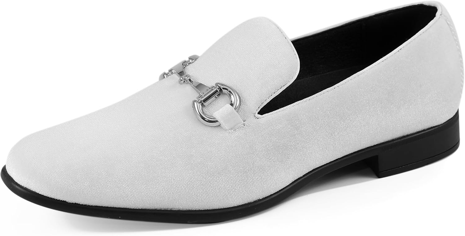 

Мужские лоферы-слипоны из микрофибры с золотой металлической вставкой Amali