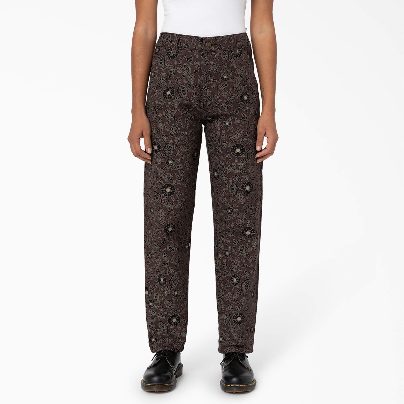 

Женские брюки Dickies Ellis Floral Duck Canvas, цвет dark floral (fcr)