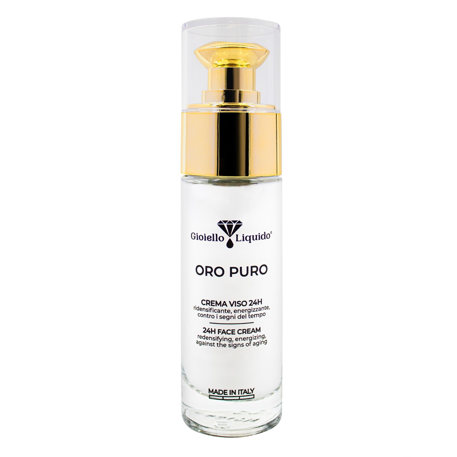 Крем для лица Gioiello Liquido — 24h face cream "pure gold“ , объем, 30 мл