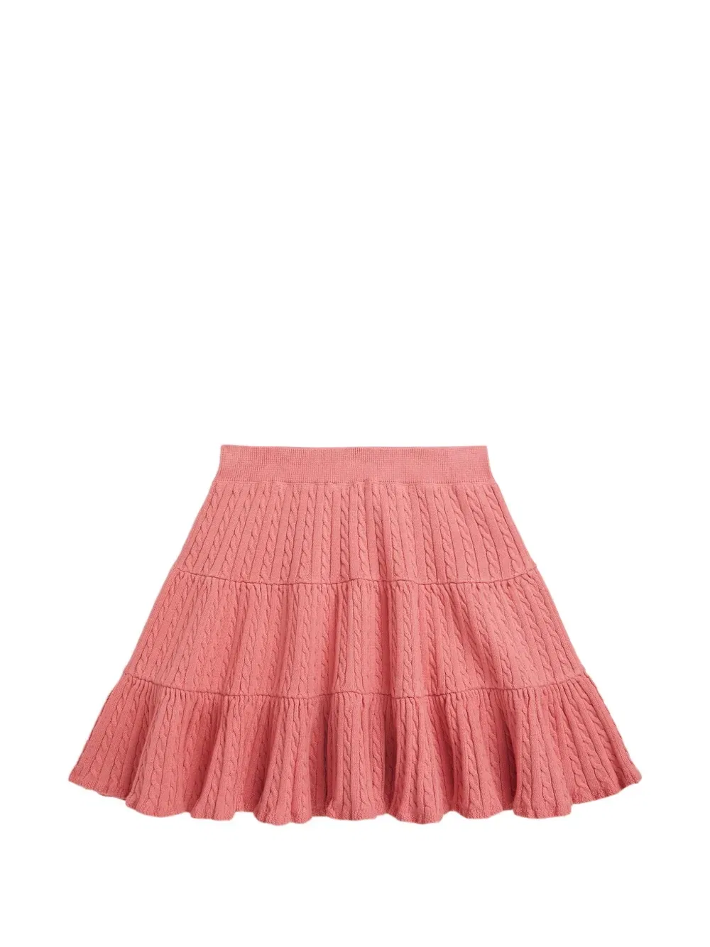 Юбка фактурной вязки Polo Ralph Lauren Kids, розовый — фото 2