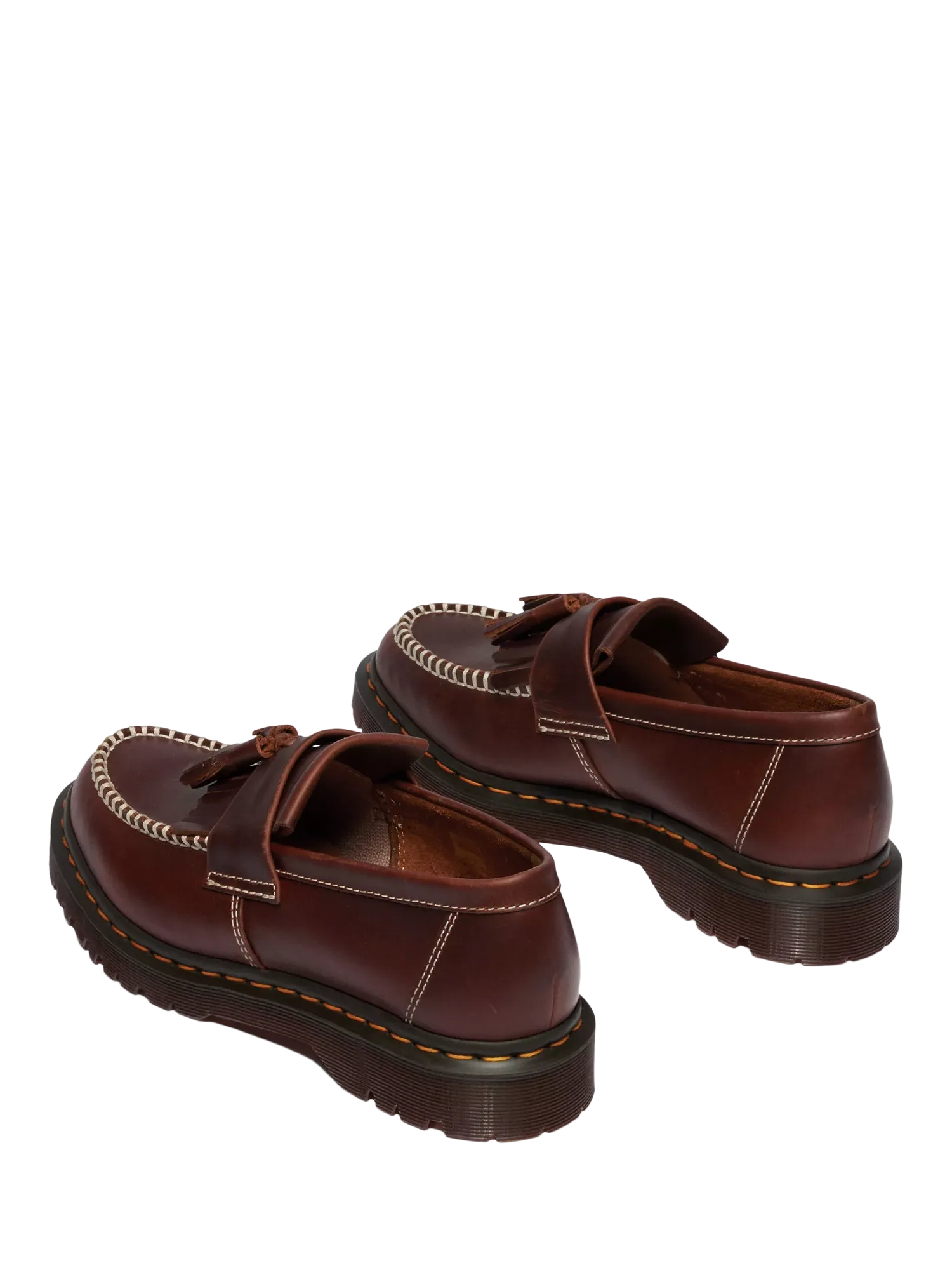Кожаные лоферы Adrian с кисточками, цвет Ириска Орлеан Dr. Martens — фото 4