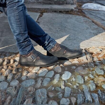 Женские ботинки Birkenstock кожаные классические, черный — фото 2