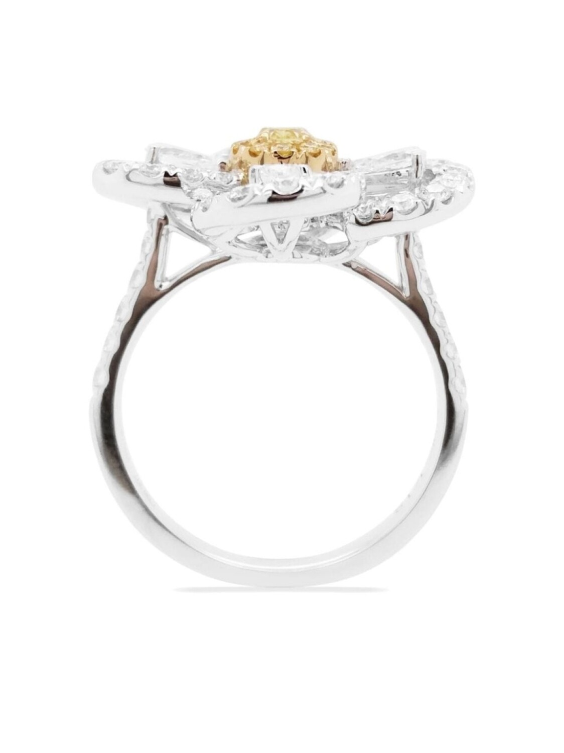 

Платиновое кольцо с бриллиантами HYT Jewelry, серебряный
