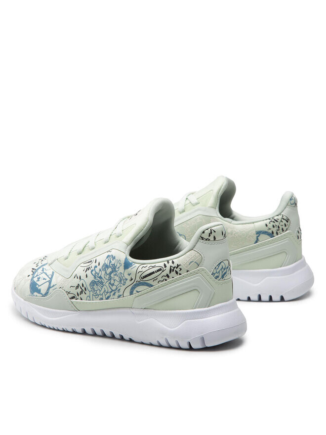 Кроссовки Originals Flex J adidas, зеленый — фото 3