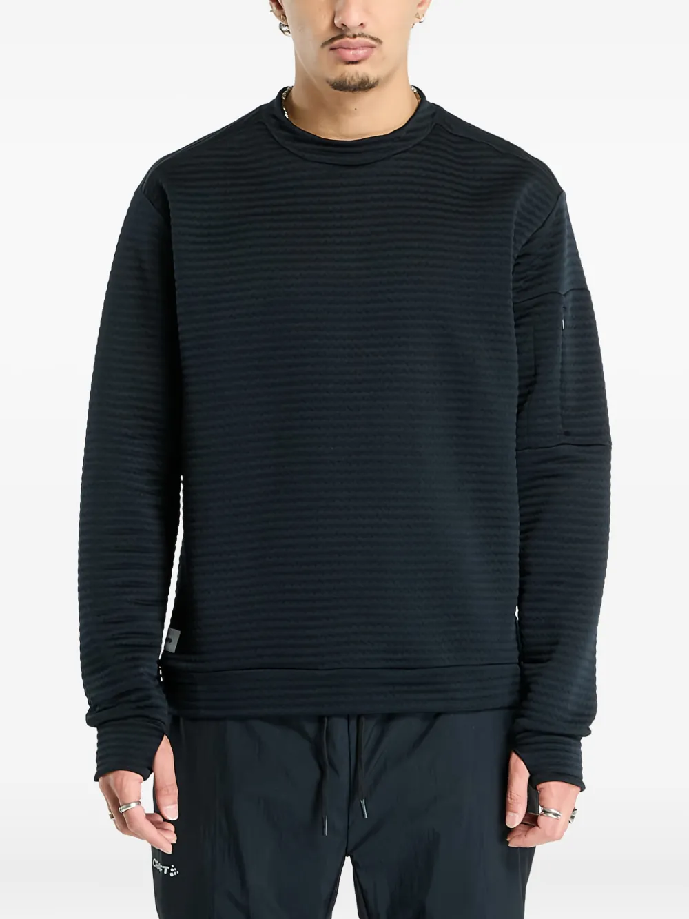 

Футболка с длинными рукавами и карманом Craft, черный