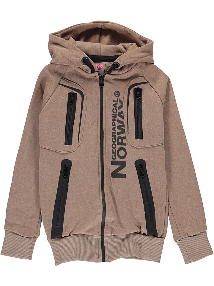 

Спортивная куртка Geographical Norway Sweatjacke Gosepha, светло-коричневый