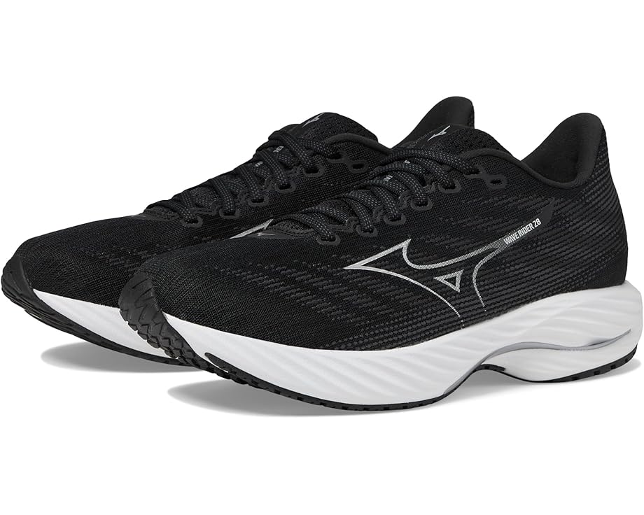 

Кроссовки Mizuno Wave Rider 28, цвет Black/Silver