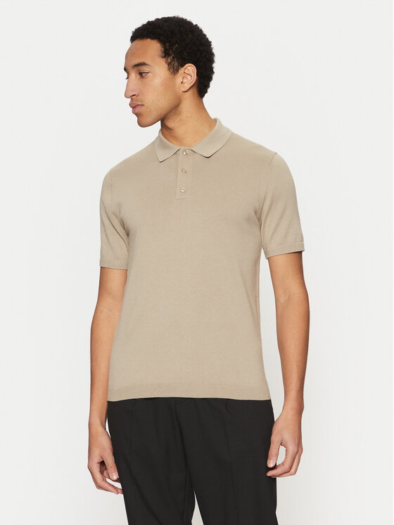 

Рубашка поло стандартный крой K10K114476 Calvin Klein, бежевый