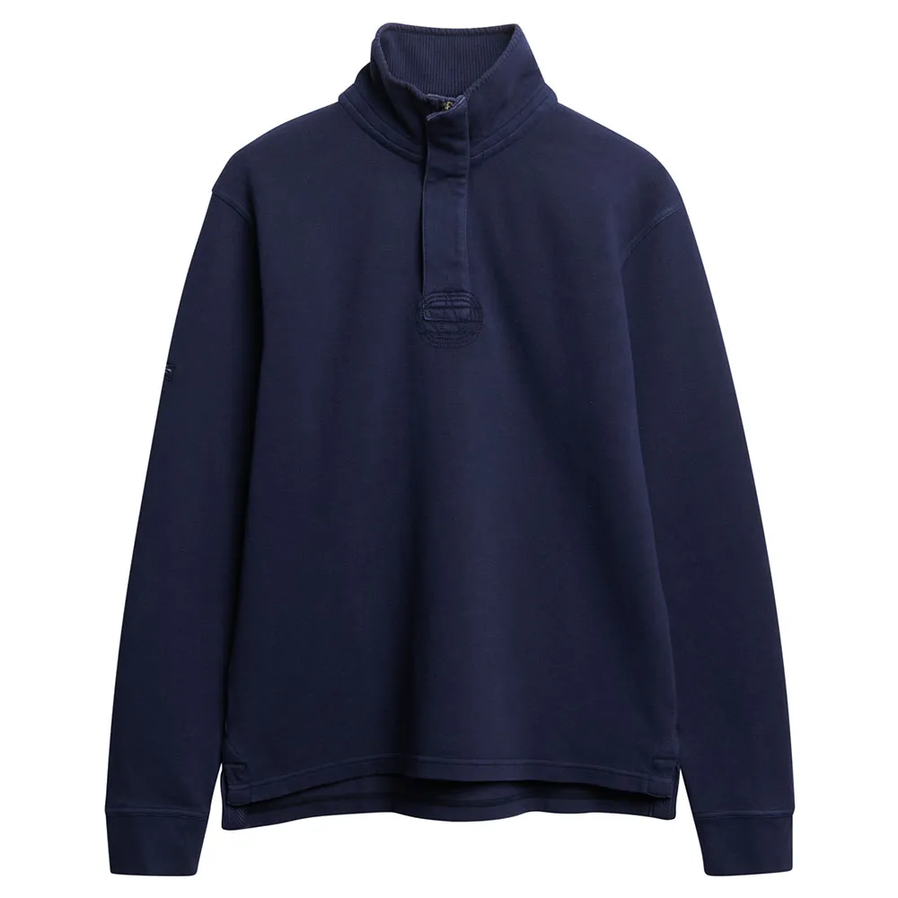 

Толстовка Superdry Cotton Classic Pique Henley, синий