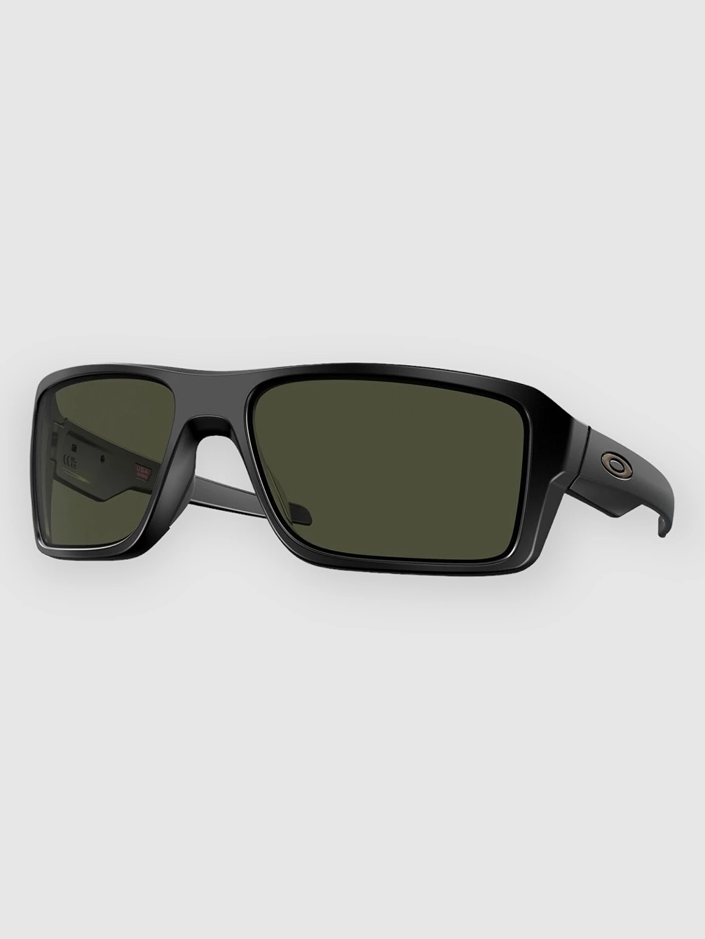 

Матовые черные солнцезащитные очки с двойной кромкой Oakley, серый