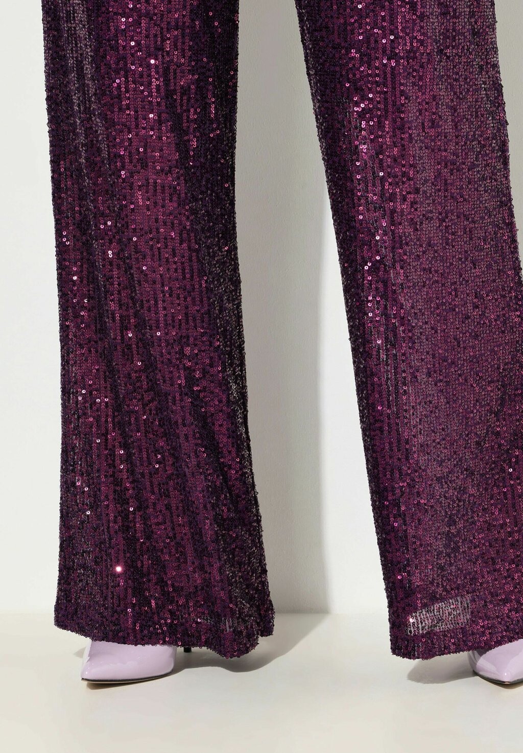 

Брюки WIDE LEG SEQUINED Ulla Popken, розовый