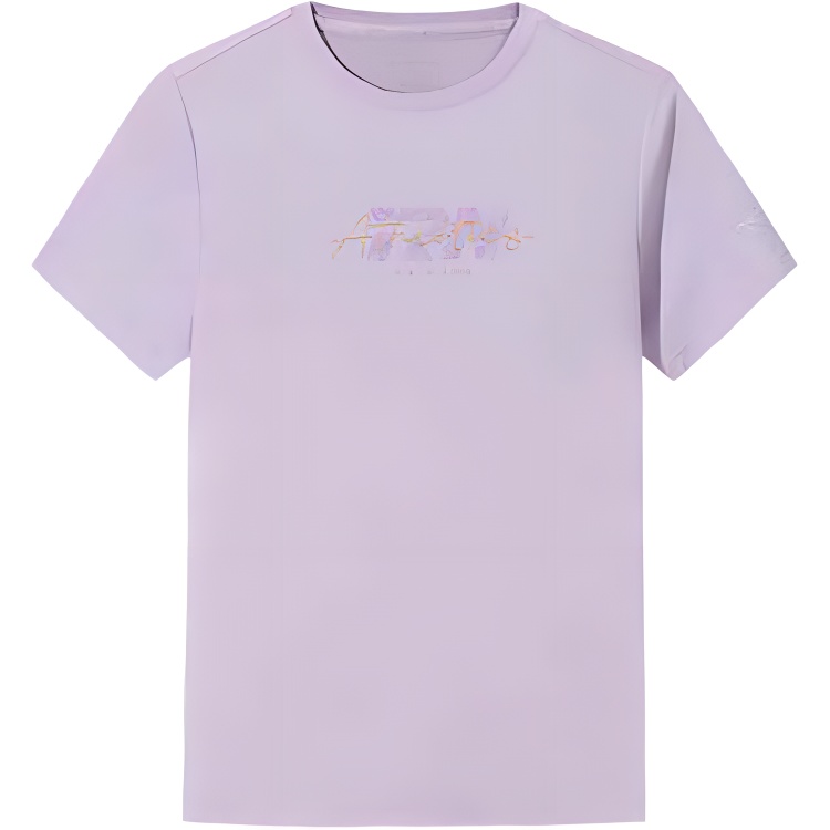 

ANTA Футболка Variety Training Collection женская цветочная purple, Фиолетовый, ANTA Футболка Variety Training Collection женская цветочная purple