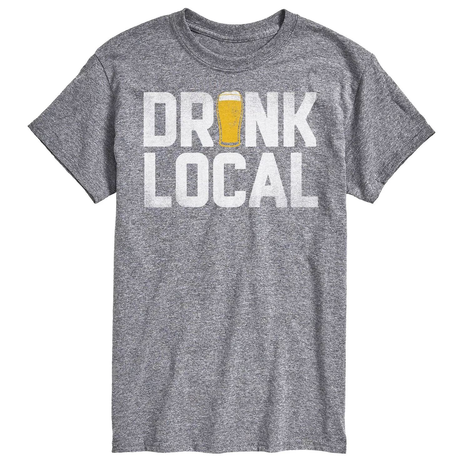 

Большая и высокая картина с рисунком «Drink Local» Licensed Character, серый