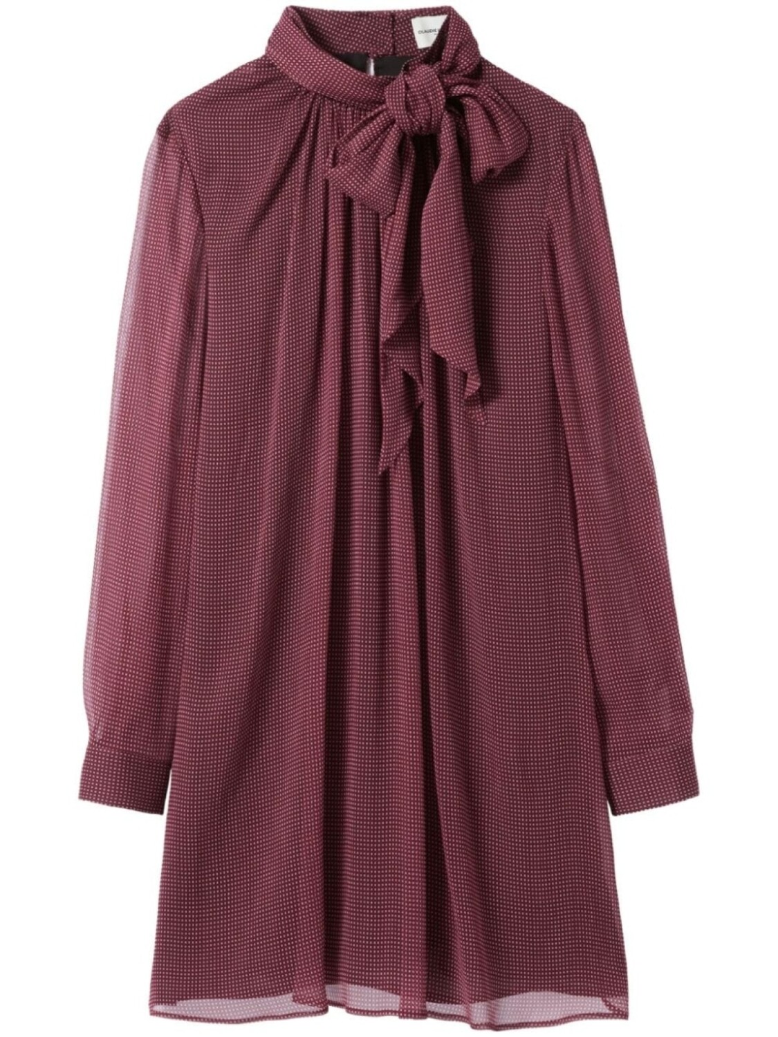 

Мини-платье с завязкой на шее Claudie Pierlot, розовый