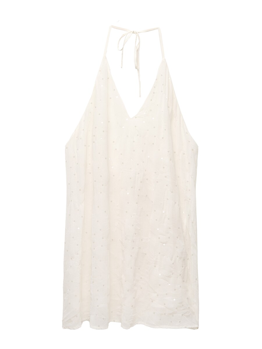 

Коктейльное платье Pull&Bear, экрю