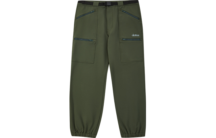 

Clot Прямые брюки, повседневные брюки для мужчин, оливково-зеленые