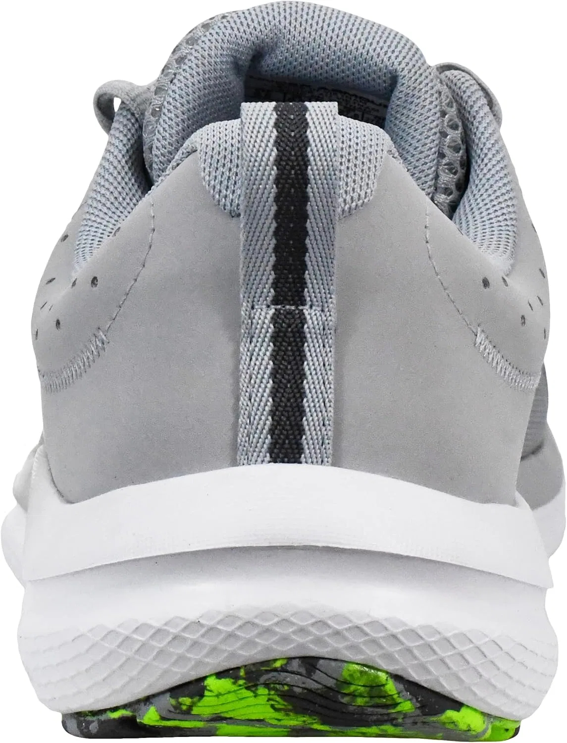 Мужские беговые кроссовки Under Armour Charged Assert 10, Mod Gray Mod Gray Hyper Green — фото 2