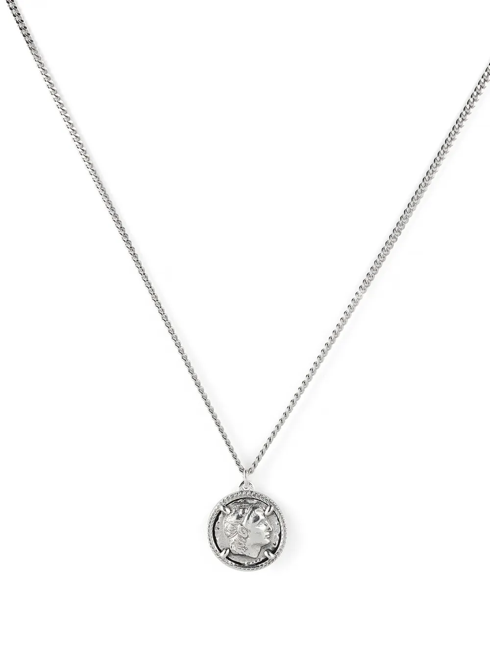 

Серебряное колье Caesar Coin Emanuele Bicocchi, серебяный
