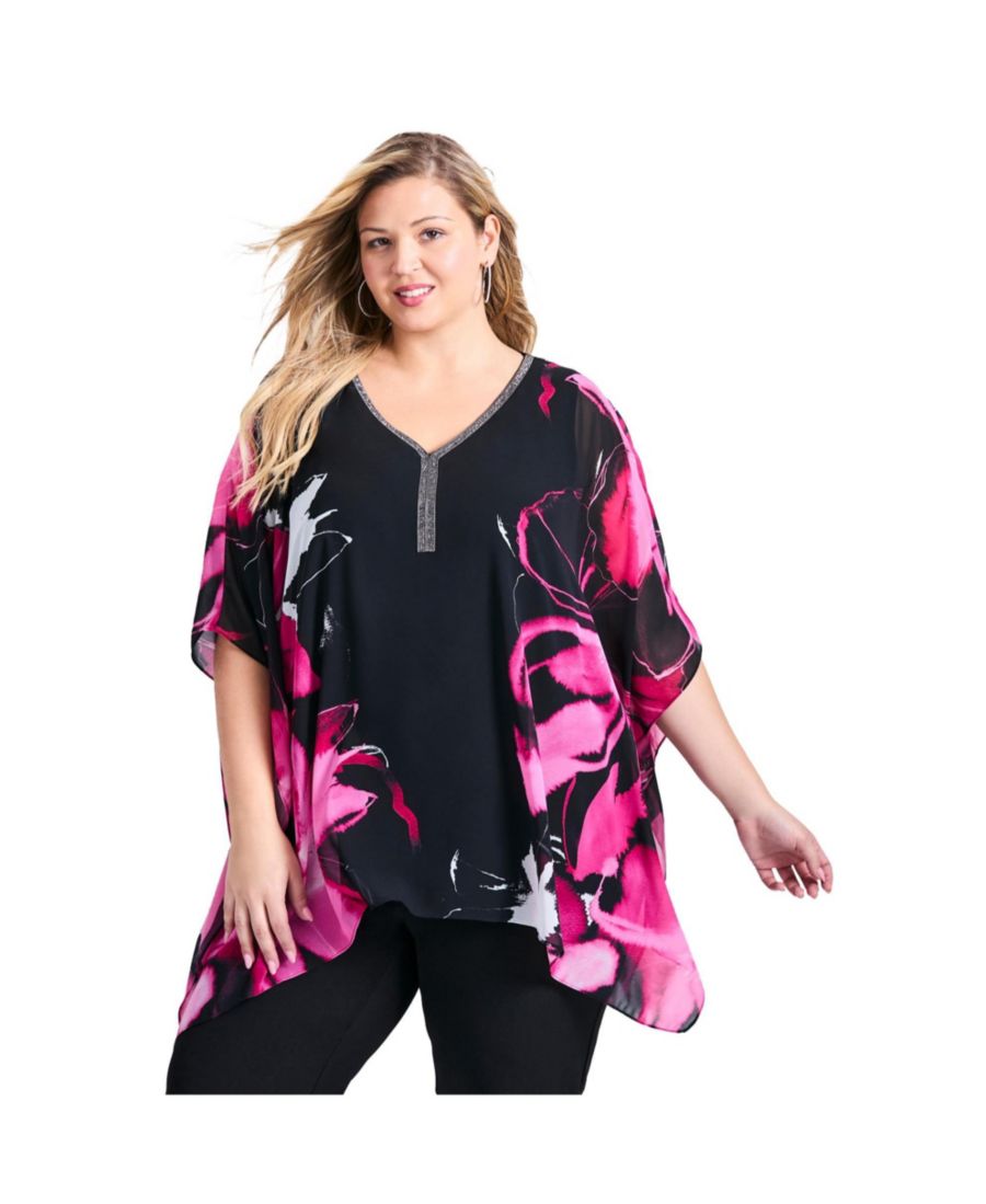 

Женская блузка Take Me Out с декором AVENUE, Black