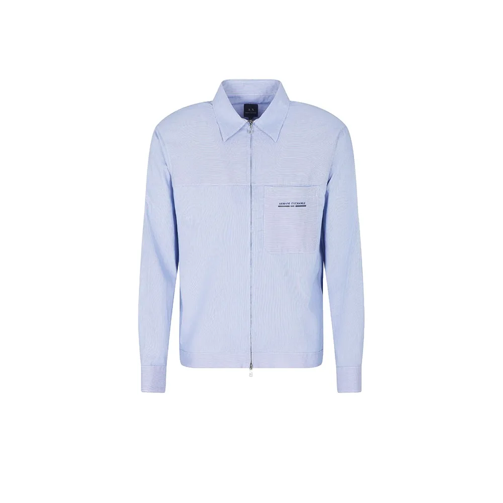 

Рубашка с длинным рукавом Armani Exchange XM000956_AF10256, синий