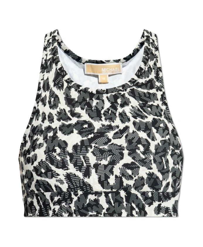 

Топ с животным мотивом Michael Kors, черный