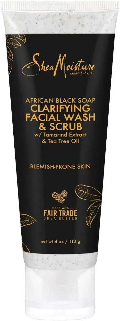 Мыло для лица African Black Soap Shea Moisture, 2 шт, 113 г