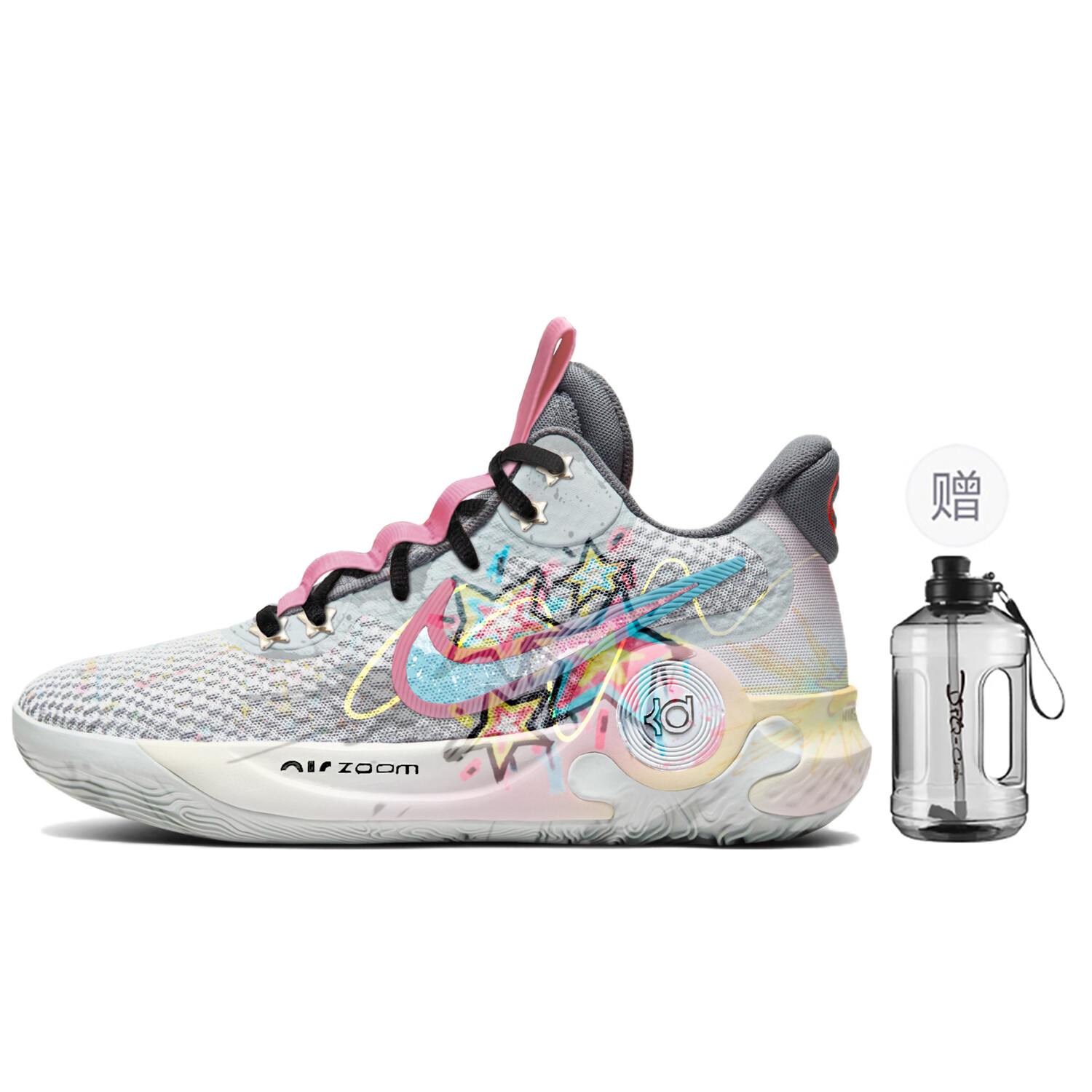 

Баскетбольные кроссовки Trey 5 Basketball Shoes Unisex Mid-Top Gray/Blue Nike