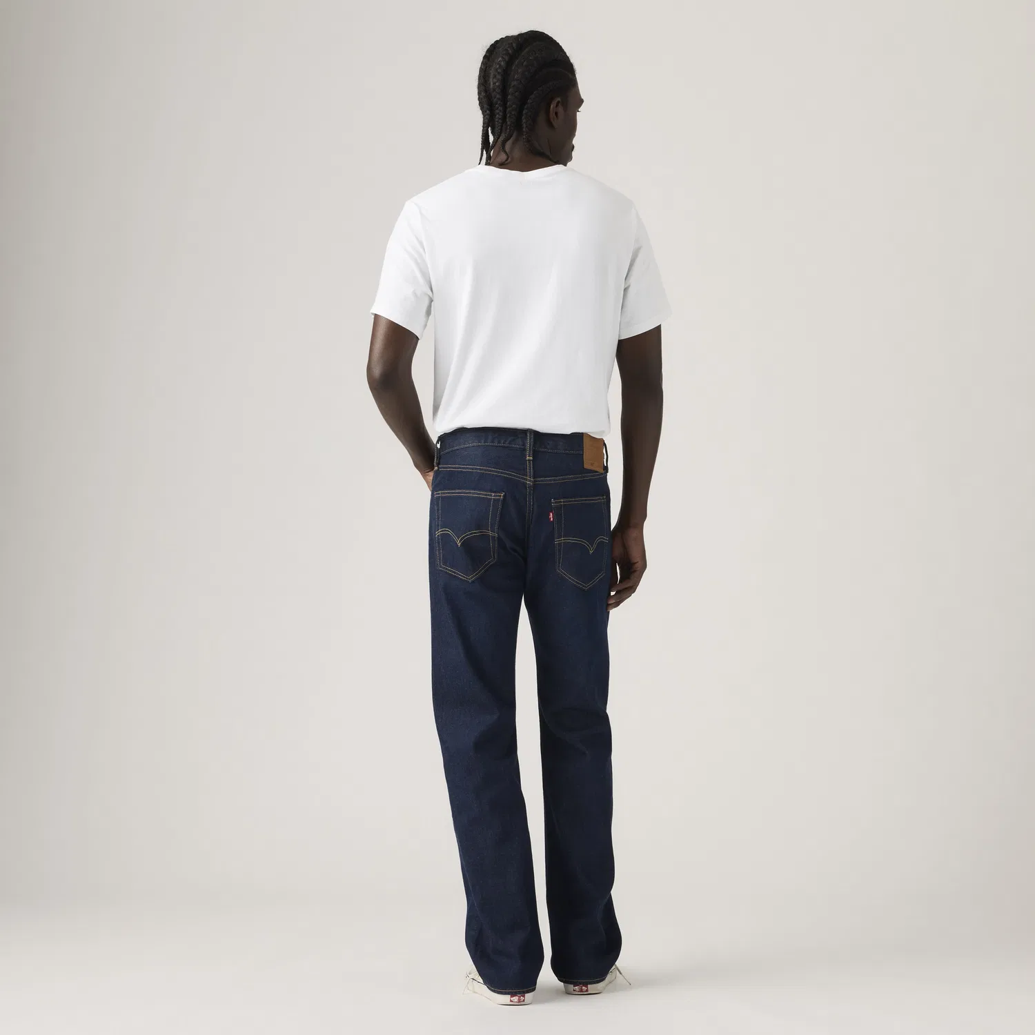 Оригинальные мужские джинсы 501 Levi's, Dark Wash — фото 3