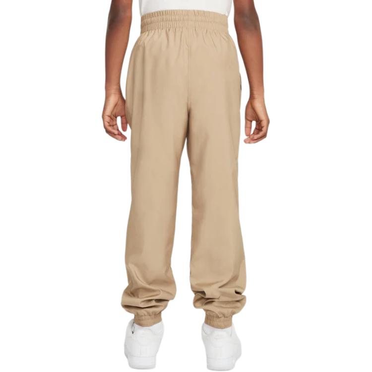 Nike Спортивные штаны для подростков knitted спортивный клуб parachute beige/white — фото 4