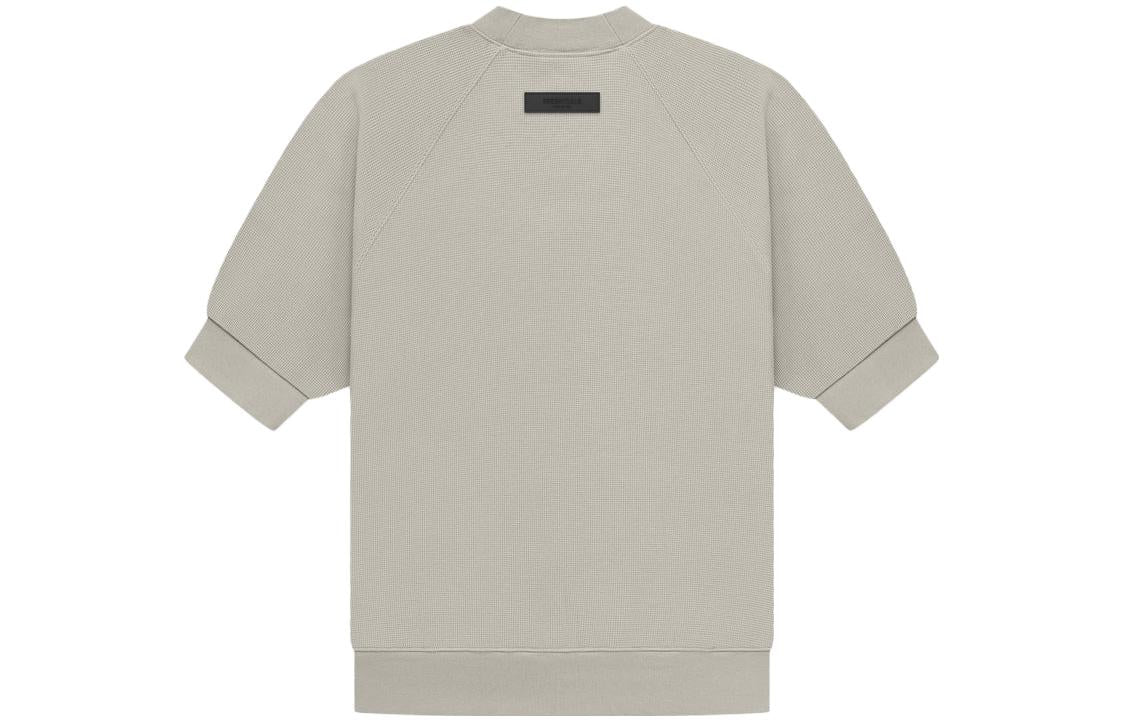 Толстовка Fear of God Essentials SS23 Ss Waffle Sweatshirt 'Seal' FOG-SS23-051, серый — фото 2