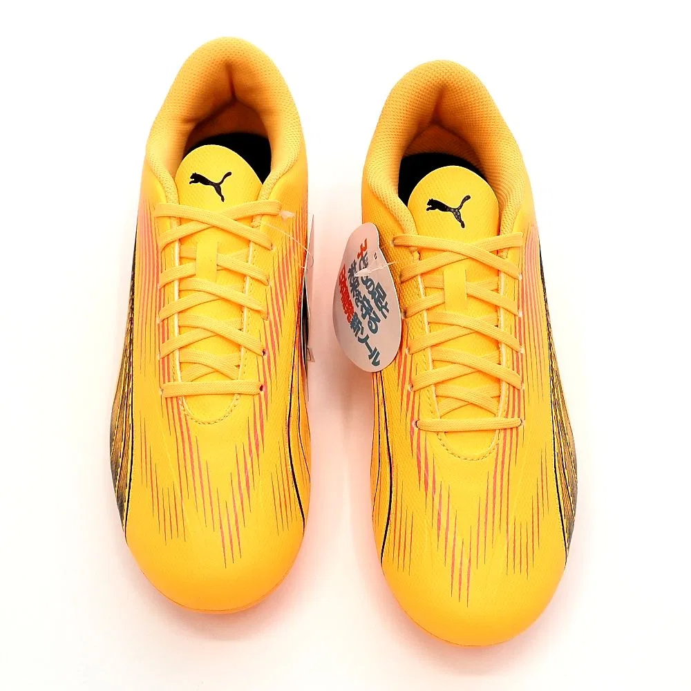 Детские футбольные бутсы Puma Ultra Play HG+MID JR, оранжевый, размер 24.0cm - 37 RU — фото 2